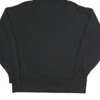 ADIDAS Womens Black Multi Colour Logo ¼ Zip Hoodie UK 6 Cotton Blend