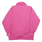 CABIN CREEK Womens Pink & White Zip Up Jacket M Polyester Blend Plain