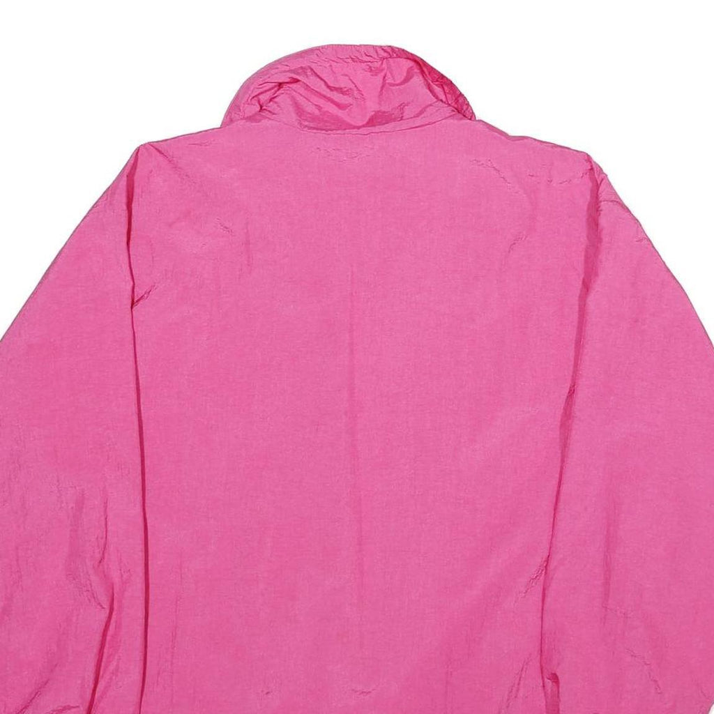 CABIN CREEK Womens Pink & White Zip Up Jacket M Polyester Blend Plain