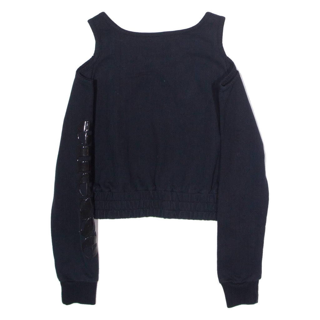 ELLESSE Womens Sweatshirt Black UK 6