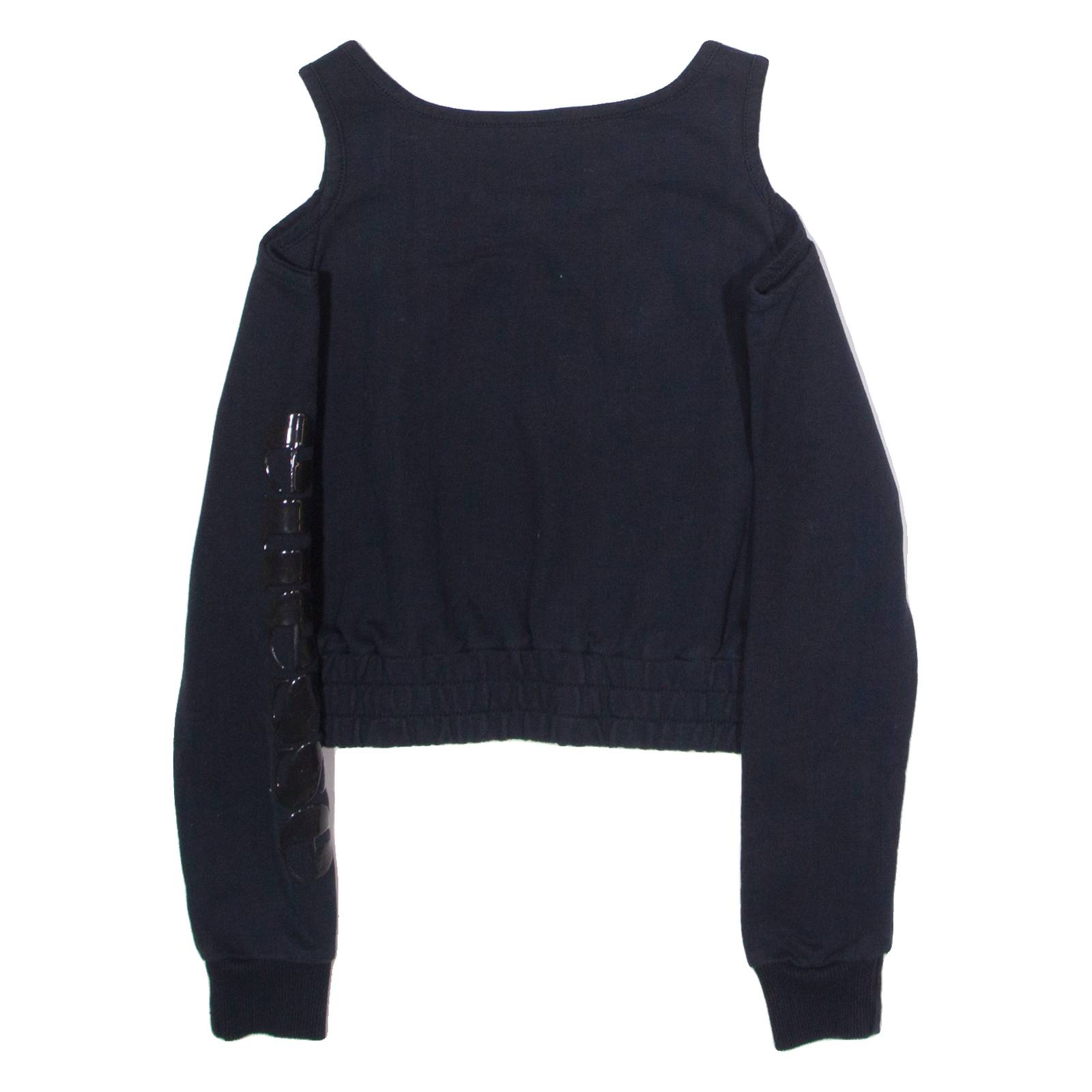 ELLESSE Womens Sweatshirt Black UK 6