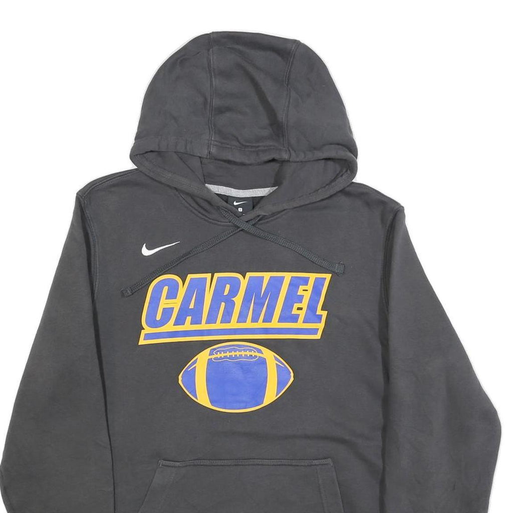 NIKE Mens Black Carmel Graphic Pullover Hoodie S Cotton Blend Casual Sport