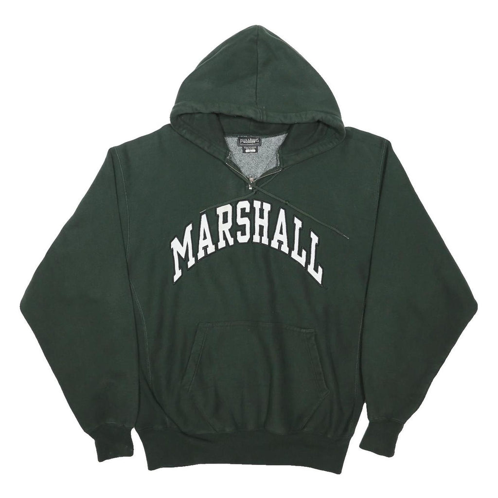STEVE&BARRYS Mens Green Marshall Pullover Hoodie L Casual Cotton Blend