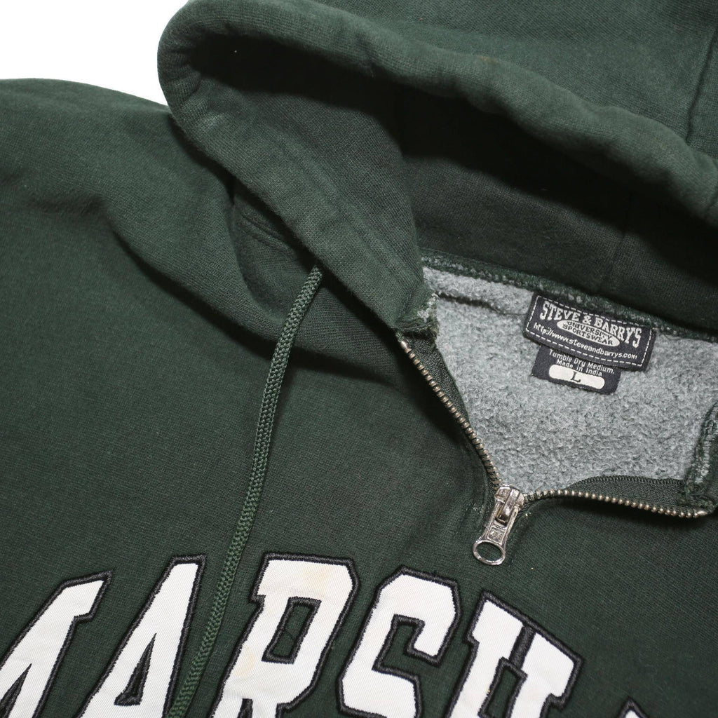 STEVE&BARRYS Mens Green Marshall Pullover Hoodie L Casual Cotton Blend