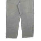 DICKIES Mens Jeans Grey Regular Straight Denim W40 L30 Workwear Utility