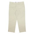 DICKIES Mens Cotton Blend Beige Classic Straight Trousers W38 L29 Workwear Zip
