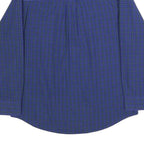 CHAPS Mens Blue & Green Check Shirt M Button Down Long Sleeve Casual Cotton