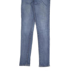 LEVI'S 721 Womens Slim Blue Denim Medium Wash W27 L30 Stretch Cotton Blend Jeans