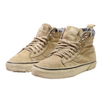 VANS High Top Trainers Brown Leather Mens UK 6
