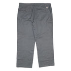 CARHARTT Mens Grey Regular Fit Straight Leg Trousers W42 L30 Workwear Utility