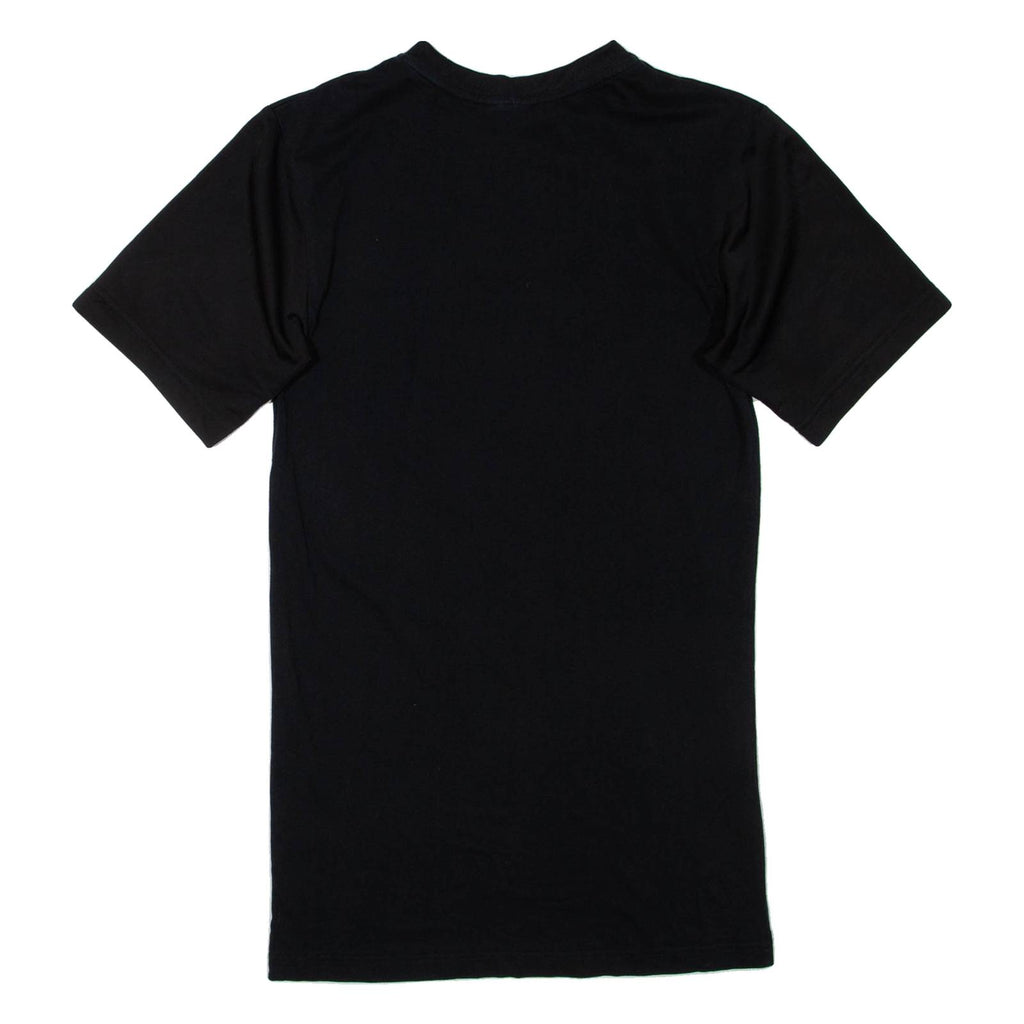 NIKE Womens T-Shirt Dress Black Short Sleeve Short S