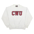 SOFFE Mens Grey CWU Crew Neck XL College Logo Sweatshirt Pullover Cotton Blend