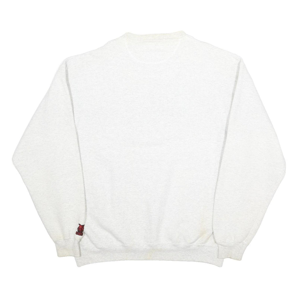 SOFFE Mens Grey CWU Crew Neck XL College Logo Sweatshirt Pullover Cotton Blend