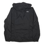 THE NORTH FACE Womens Black Outdoor Jacket L Polyester Blend Zip Hooded Plain