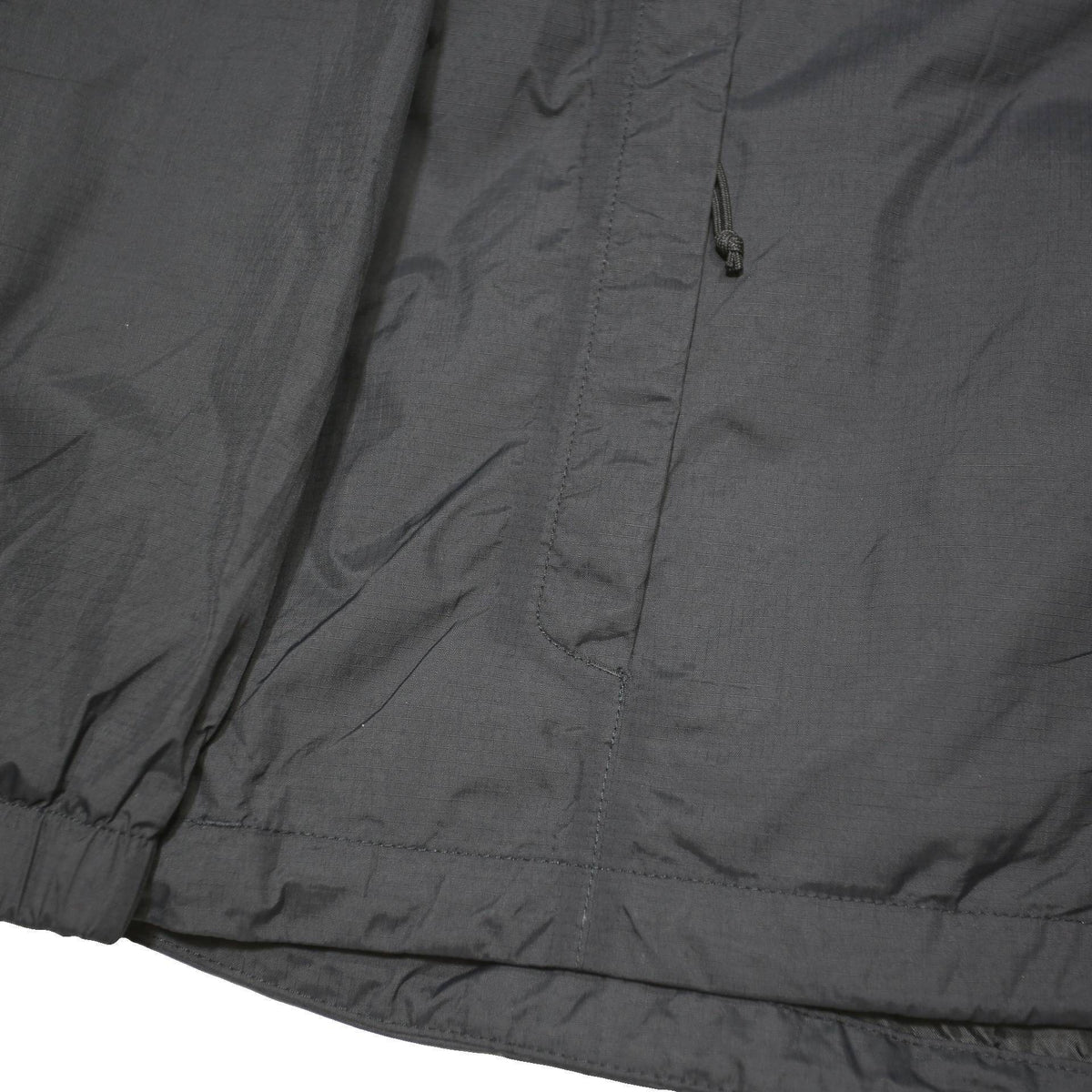 THE NORTH FACE Womens Black Outdoor Jacket L Polyester Blend Zip Hooded Plain