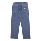 WRANGLER Mens Jeans Blue Relaxed Straight Denim Medium W34 L32 Workwear