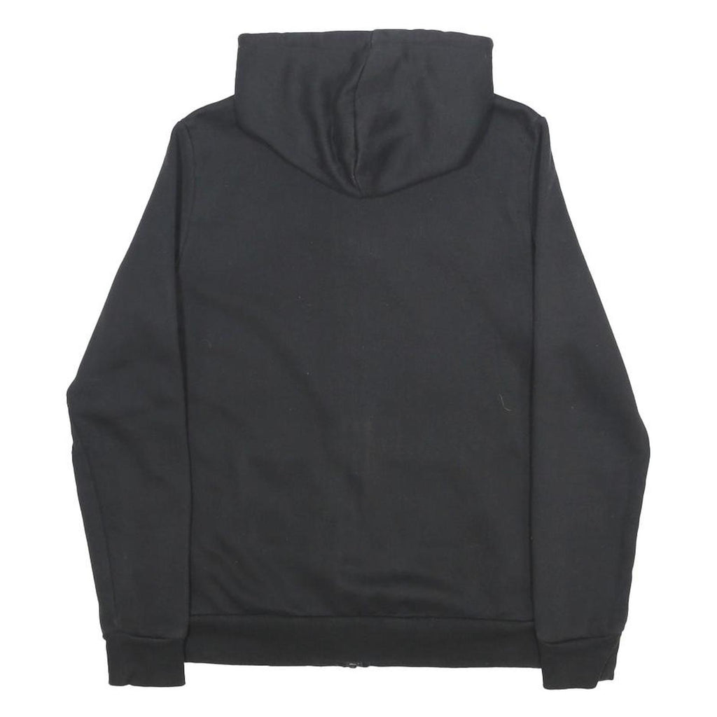 PUMA Womens Black Pullover Hoodie M Cotton Blend Zip Hooded Sweatshirt