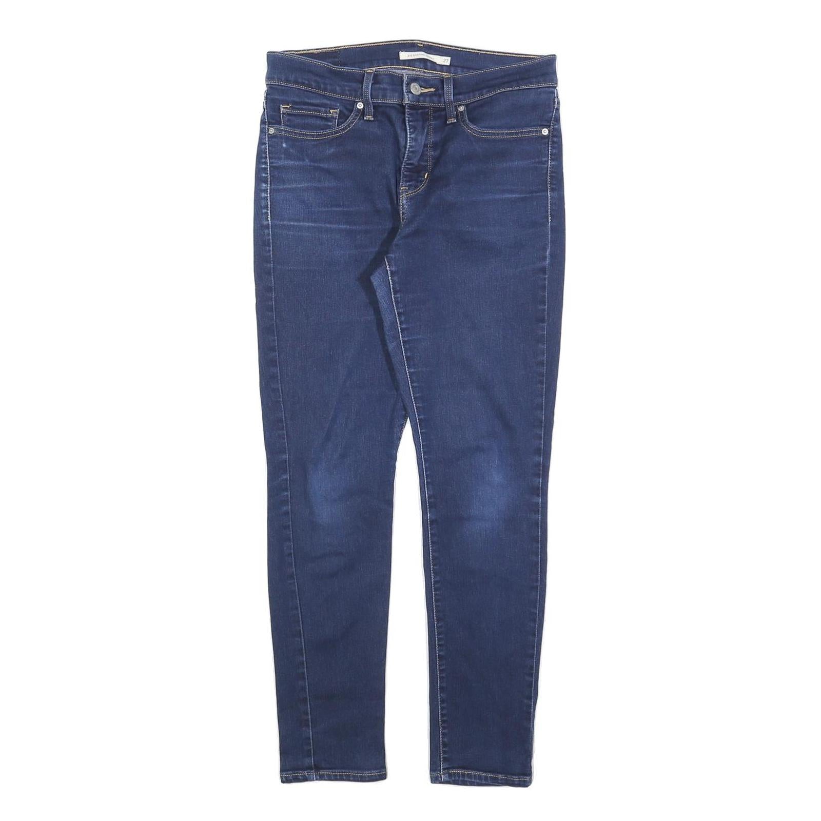 LEVI'S 311 Womens Jeans Blue Slim Skinny Denim W27 L28 Stretch Casual