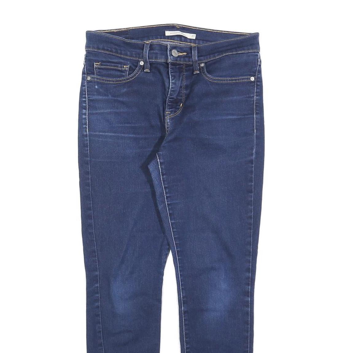 LEVI'S 311 Womens Jeans Blue Slim Skinny Denim W27 L28 Stretch Casual