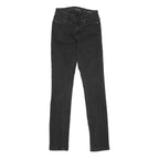 CALVIN KLEIN JEANS Womens Regular Fit Skinny Black Denim Jeans W24 L31 Premium