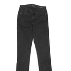 CALVIN KLEIN JEANS Womens Regular Fit Skinny Black Denim Jeans W24 L31 Premium