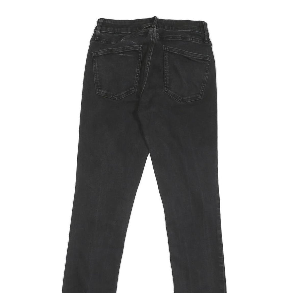 CALVIN KLEIN JEANS Womens Regular Fit Skinny Black Denim Jeans W24 L31 Premium