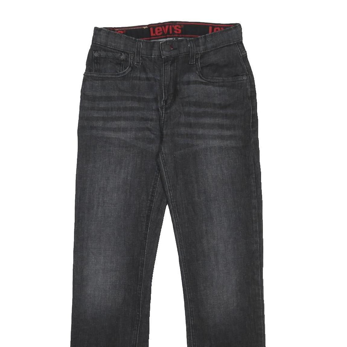 LEVI'S 514 Slim Boys Jeans Black Denim Slim Slim W28 L30 Classic Cotton Blend