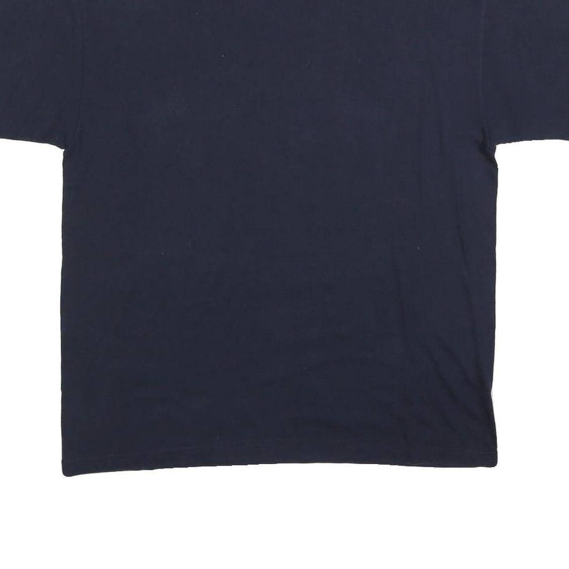 CHAMPION Mens Black Classic T-Shirt L Short Sleeve Crew Neck Cotton Blend