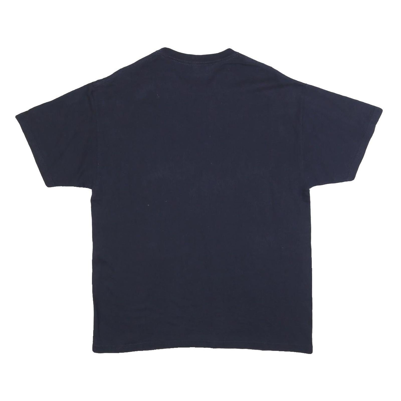 CHAMPION Mens Black Classic T-Shirt L Short Sleeve Crew Neck Cotton Blend