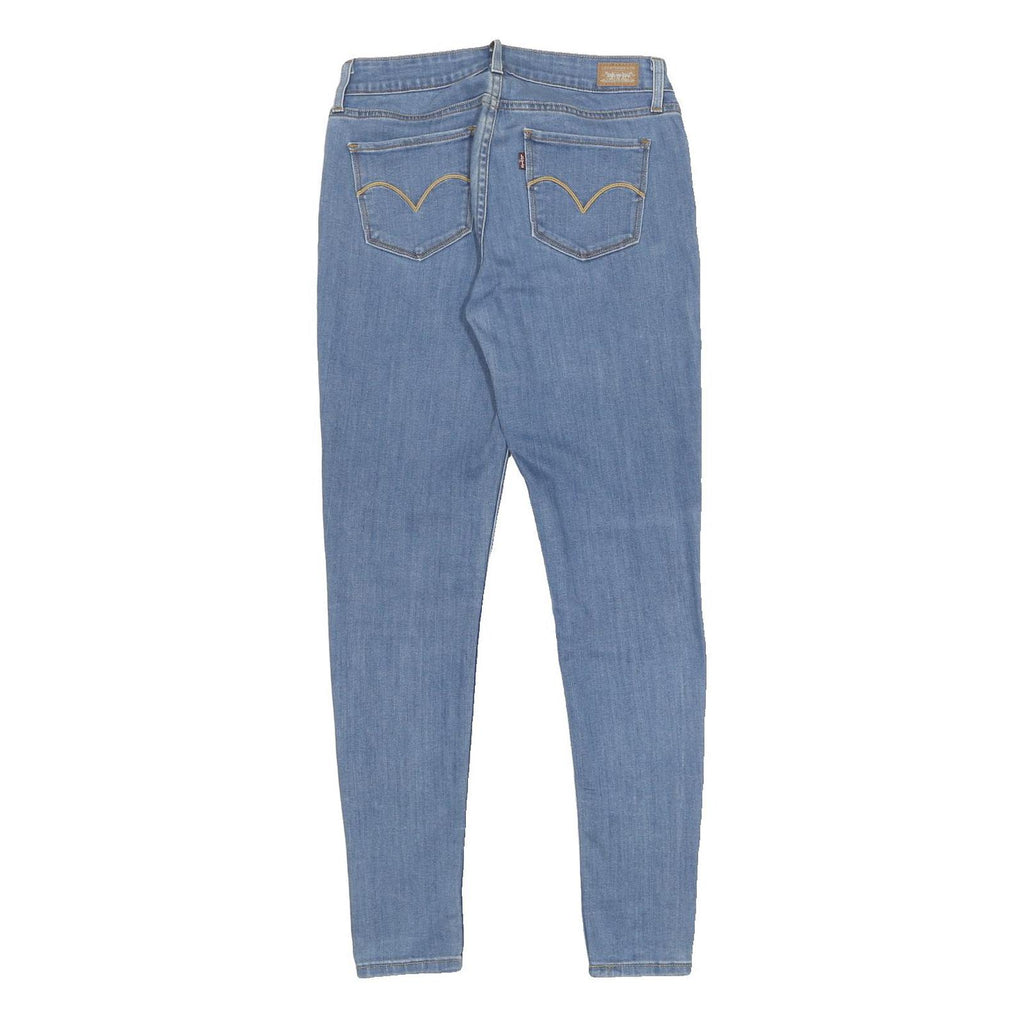 LEVI'S Womens Slim Blue Skinny Denim Light Wash Jeans W26 L29 Stretch Cotton