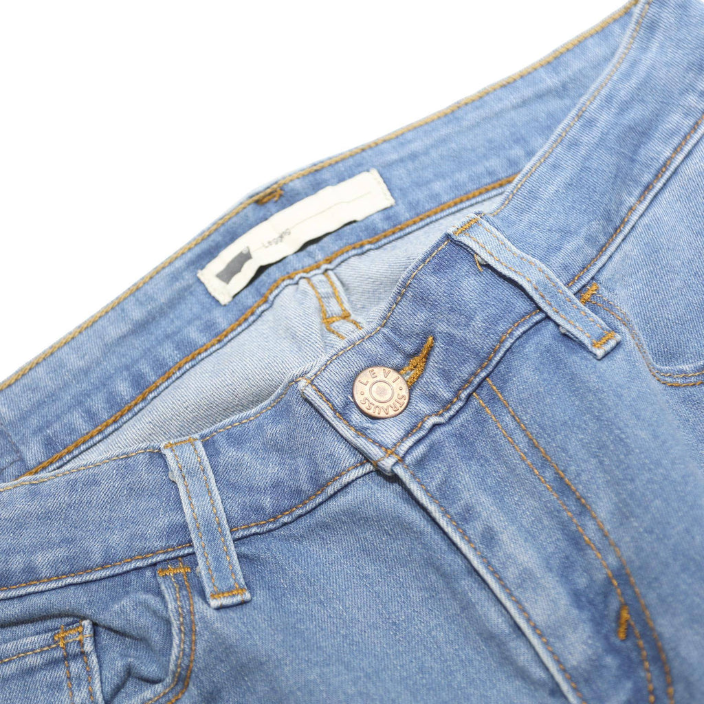 LEVI'S Womens Slim Blue Skinny Denim Light Wash Jeans W26 L29 Stretch Cotton