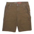 DICKIES Mens Shorts Brown Workwear Casual M W32 Durable Cotton Blend Relaxed Fit