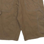 DICKIES Mens Shorts Brown Workwear Casual M W32 Durable Cotton Blend Relaxed Fit