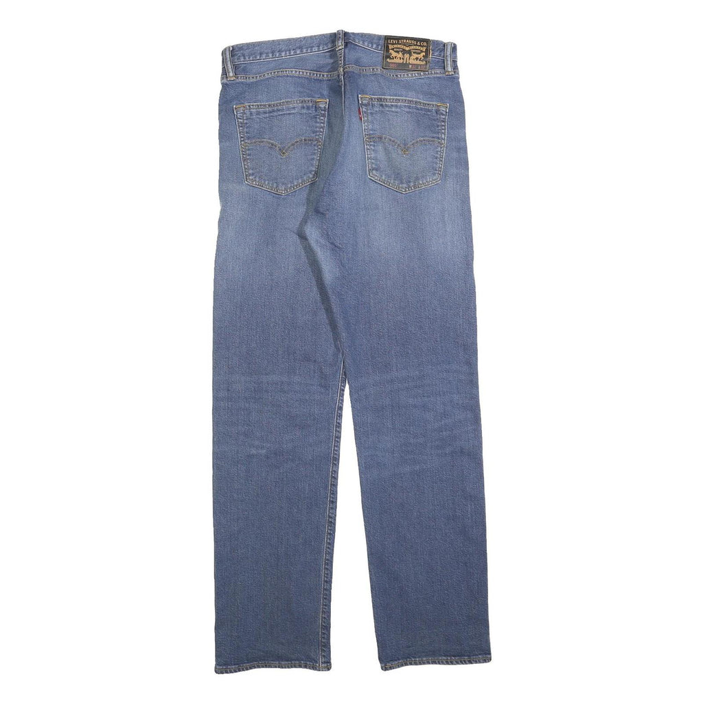 LEVI'S 501 Mens Jeans Blue Regular Straight Denim Medium W32 L32 Classic Button