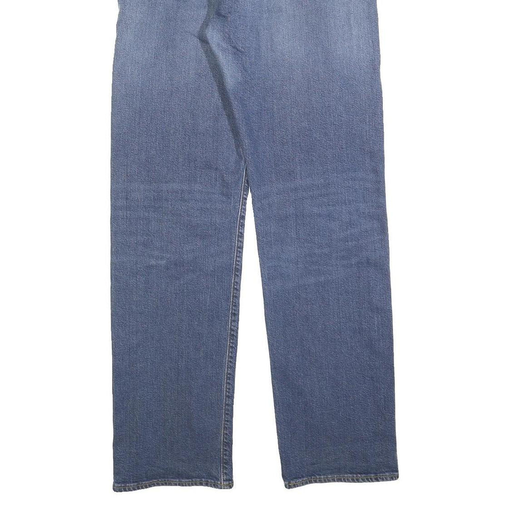 LEVI'S 501 Mens Jeans Blue Regular Straight Denim Medium W32 L32 Classic Button