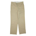 DICKIES Mens Trousers Beige Regular Straight W33 L31