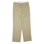 DICKIES Mens Trousers Beige Regular Straight W33 L31