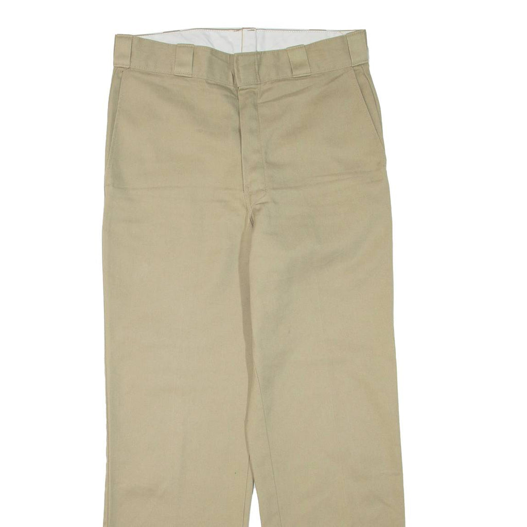 DICKIES Mens Trousers Beige Regular Straight W33 L31