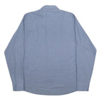 WRANGLER Mens Blue L Cotton Shirt Long Sleeve Casual Classic Fit