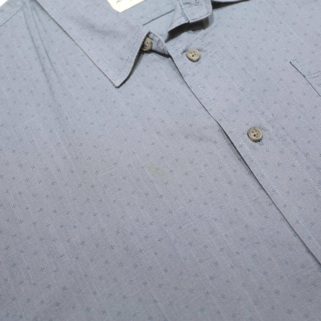 WRANGLER Mens Blue L Cotton Shirt Long Sleeve Casual Classic Fit