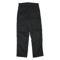 CARHARTT Mens Black Cotton Blend Regular Straight Trousers W31 L30 Durable Work