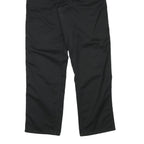 CARHARTT Mens Black Cotton Blend Regular Straight Trousers W31 L30 Durable Work