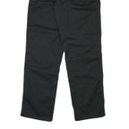 CARHARTT Mens Black Cotton Blend Regular Straight Trousers W31 L30 Durable Work