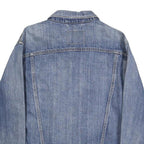 LEVI'S Mens Blue Denim Jacket S Cotton Button Plain Casual Vintage Style