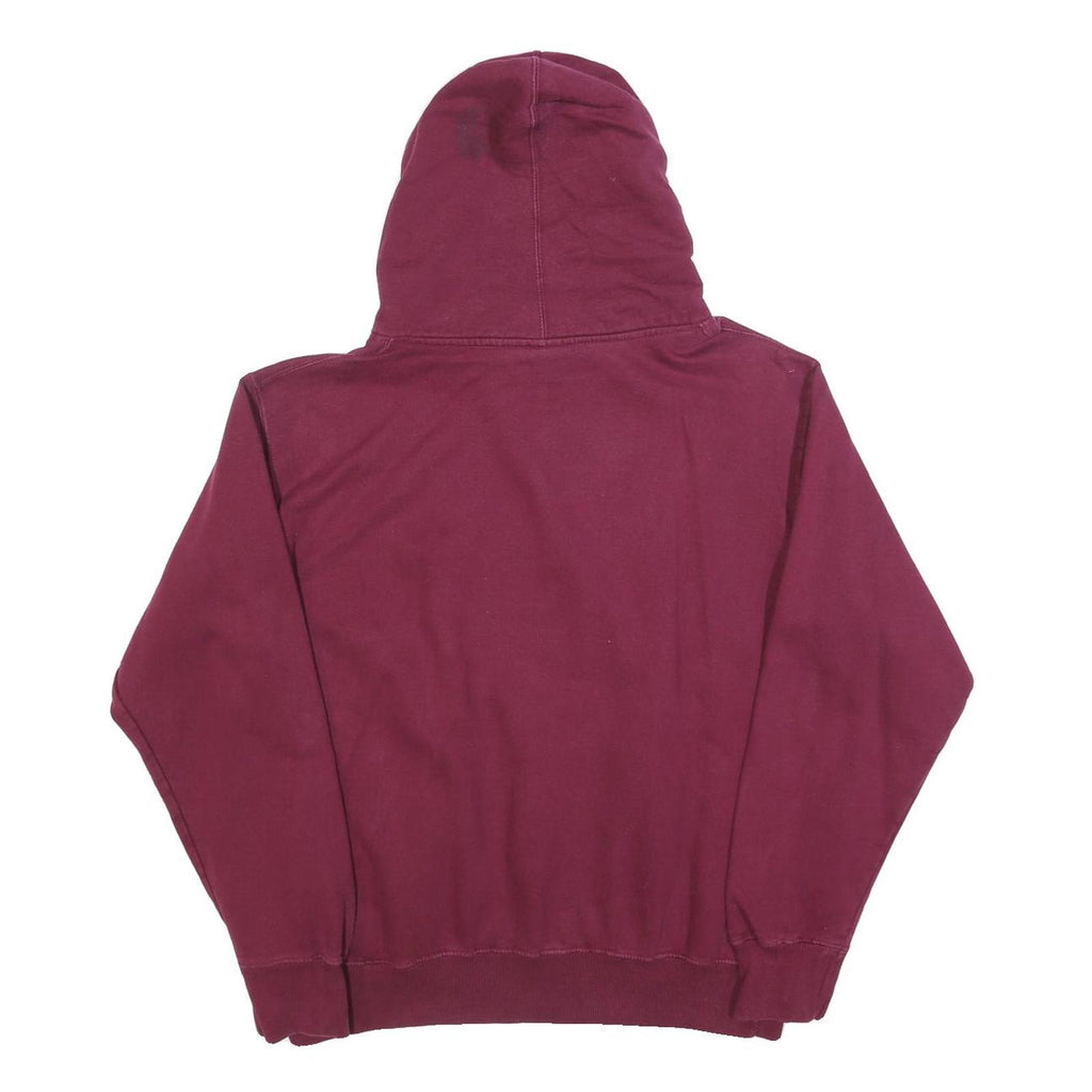 FDM Mens Maroon Université De Genève Pullover Hoodie M Cotton Blend Casual Wear