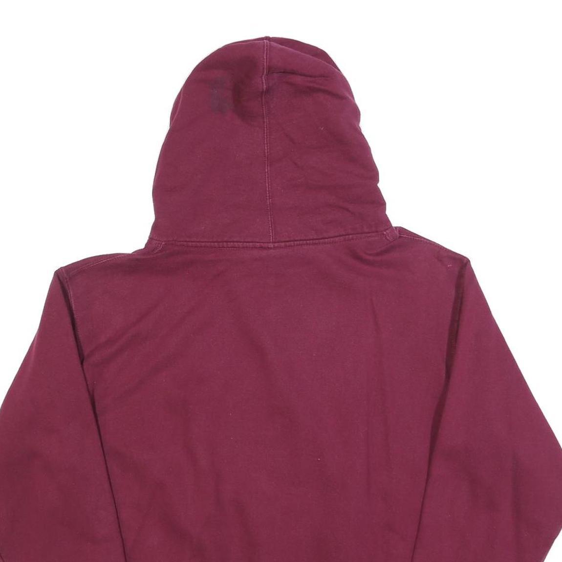 FDM Mens Maroon Université De Genève Pullover Hoodie M Cotton Blend Casual Wear