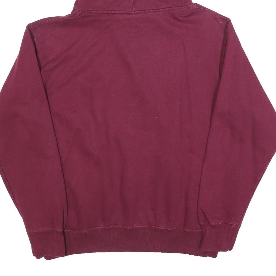 FDM Mens Maroon Université De Genève Pullover Hoodie M Cotton Blend Casual Wear