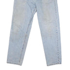 CARHARTT Mens Regular Fit Light Blue Denim Jeans W34 L31 Zip Closure