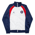 AIR JORDAN Paris Saint Germain Mens Track Jacket Blue Colourblock S