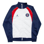 AIR JORDAN Paris Saint Germain Mens Track Jacket Blue Colourblock S